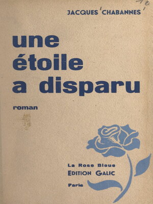 cover image of Une étoile a disparu